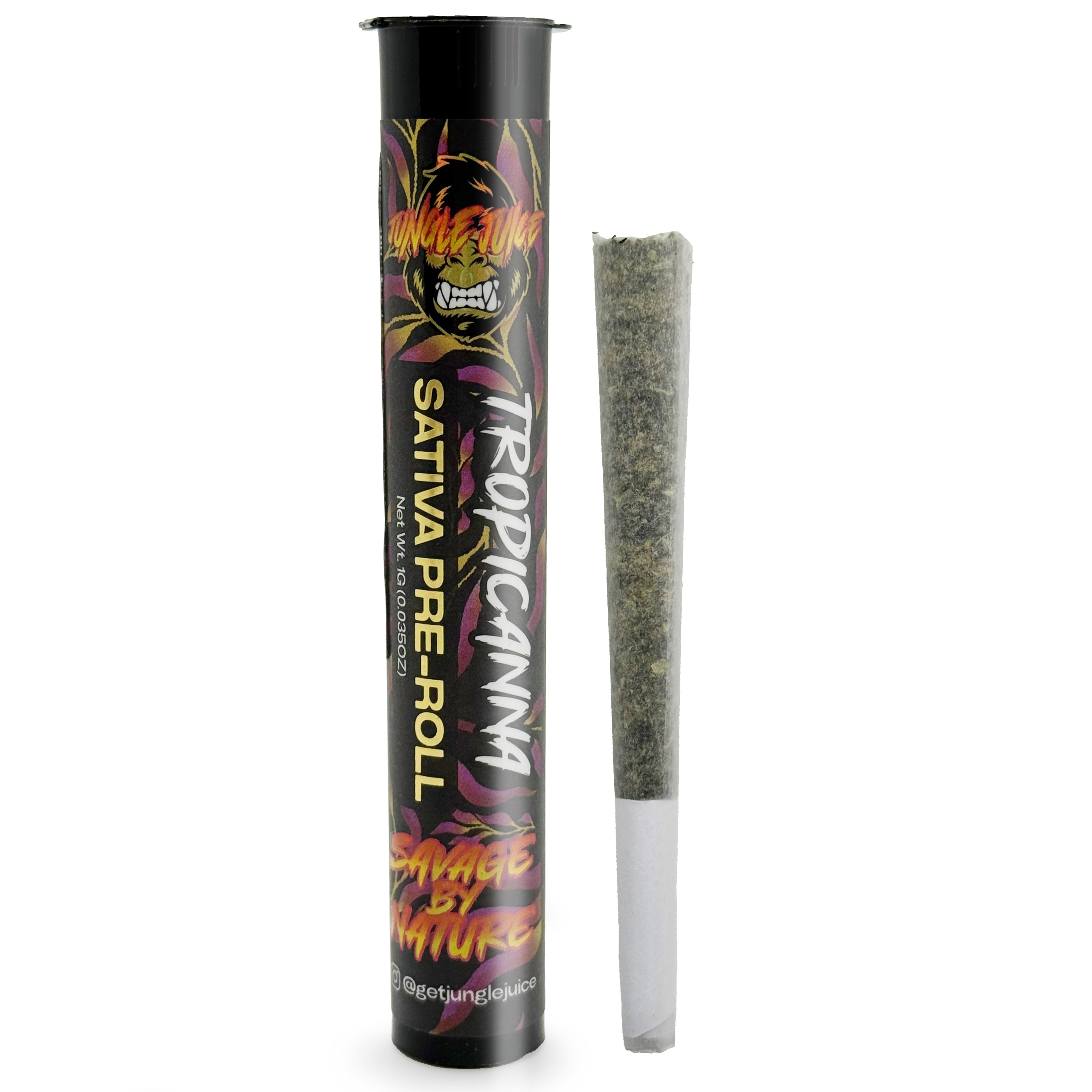 Photograph of product: Jungle Juice Tropicanna Preroll Rec