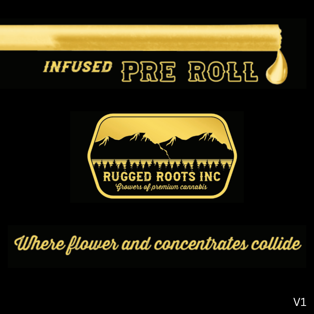Photograph of product: Rugged Roots Fluff Flumez x Soap Resin Infused Pre-Roll