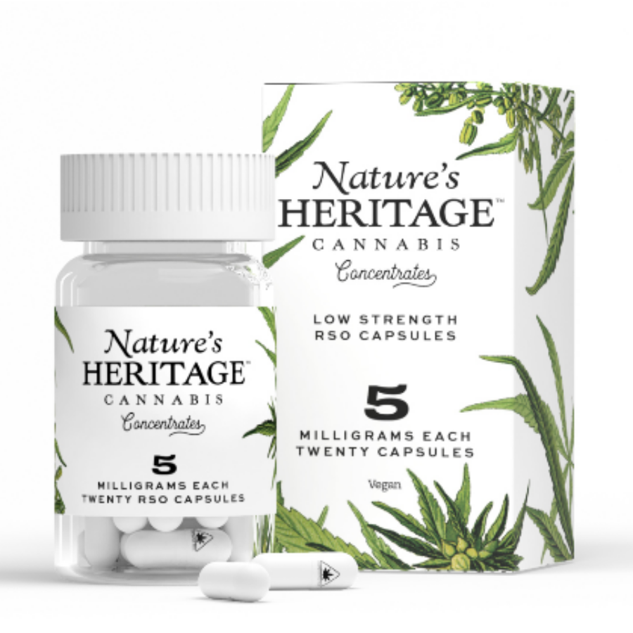 Photograph of product: Capsule | Rick Simpson Oil (RSO) | 5mg 20pk