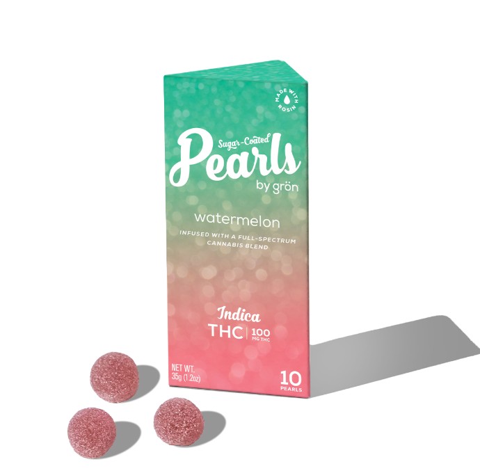 Photograph of product: [REC] Gron | Watermelon Pearls | 100mg/10pk