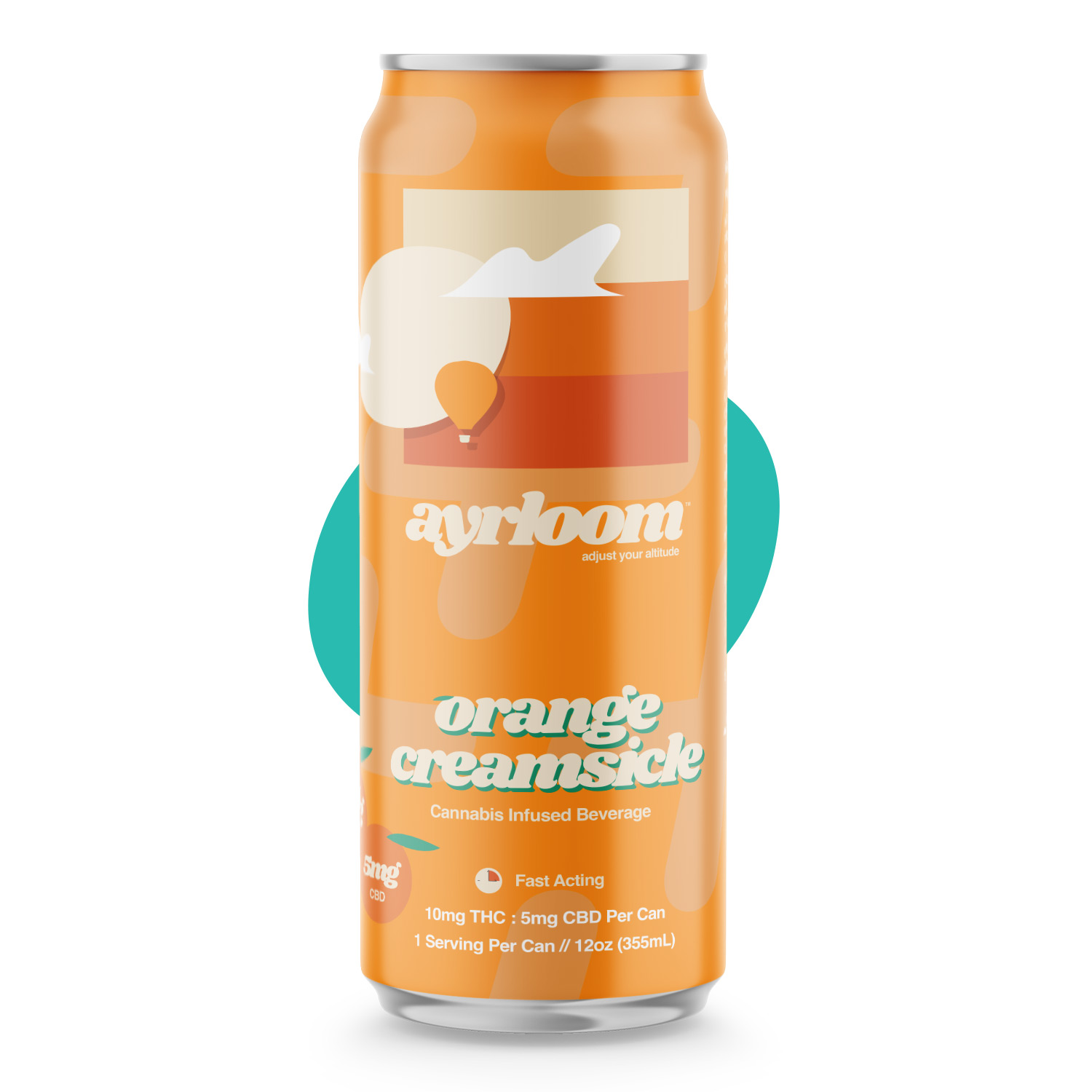 Photograph of Product: Ayrloom | Orange Creamsicle | 2:1 | 10MG THC : 5MG CBD | Singles