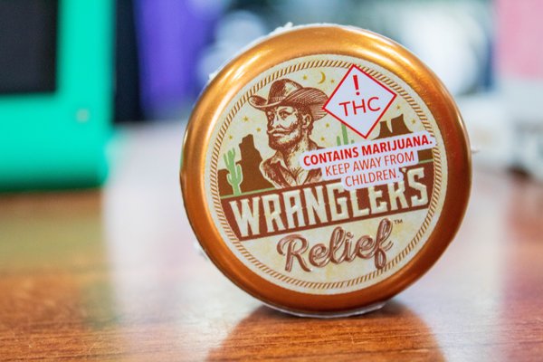Photograph of product: Wrangler's 250mg 1:1 Relief Body Balm