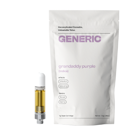 Photograph of product: Grandaddy Purple | Cart | 1g