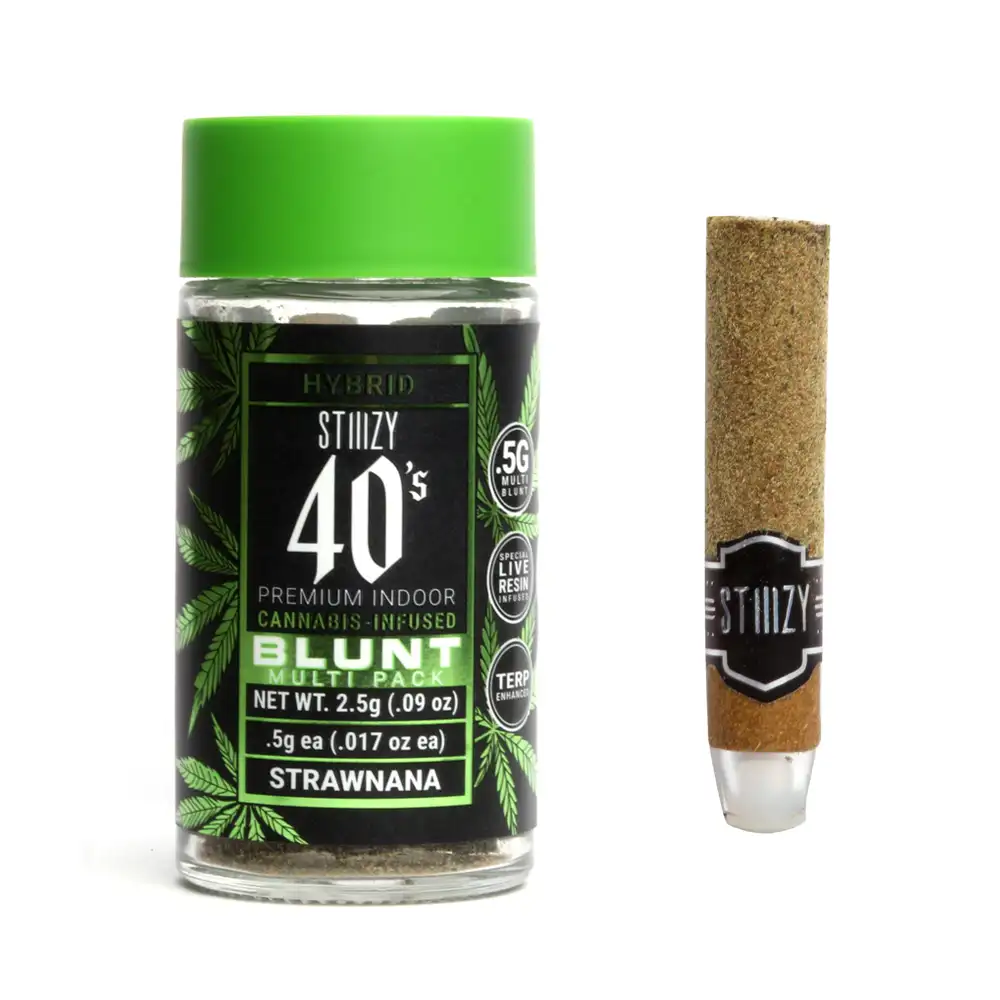 Photograph of product: AU Stiiizy: Pink Acai (H) 5 Pack Infused Blunts (5 X .5G)