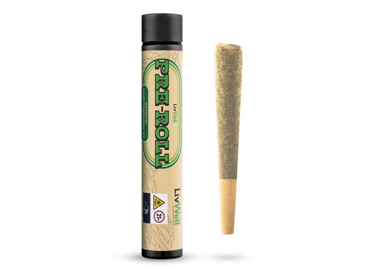 Photograph of product: LivWell | Mendo Breath | Indoor Flower | Pre-Roll | 1g