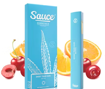 Photograph of product: Essentials Ghost Train Haze Live Resin Disposable Vape