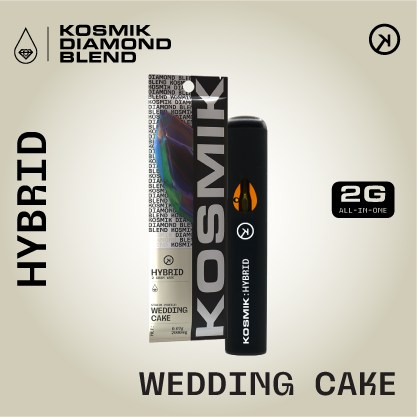 Photograph of product: Kosmik | Wedding Cake Liquid Diamond Blend Disposable | 2.0g