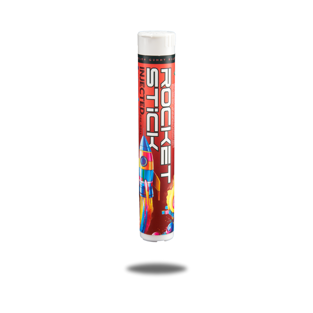 Photograph of product: Rocket Stick Watermelon Gummy Bears Infused Preroll Rec