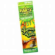 Photograph of product: Juicy Hemp Wraps Terp Enhanced - Lemon Cake 2pk