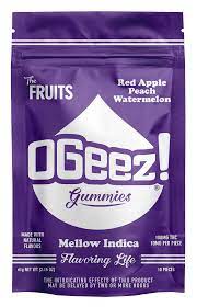 Photograph of product: OGeez! The Fruits Mellow Oui'd Gummies [10pk]