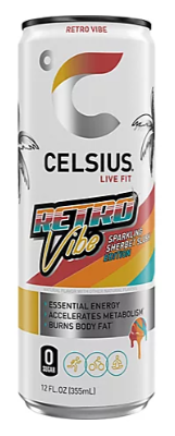 Photograph of product: Celsius Vibe Drinks