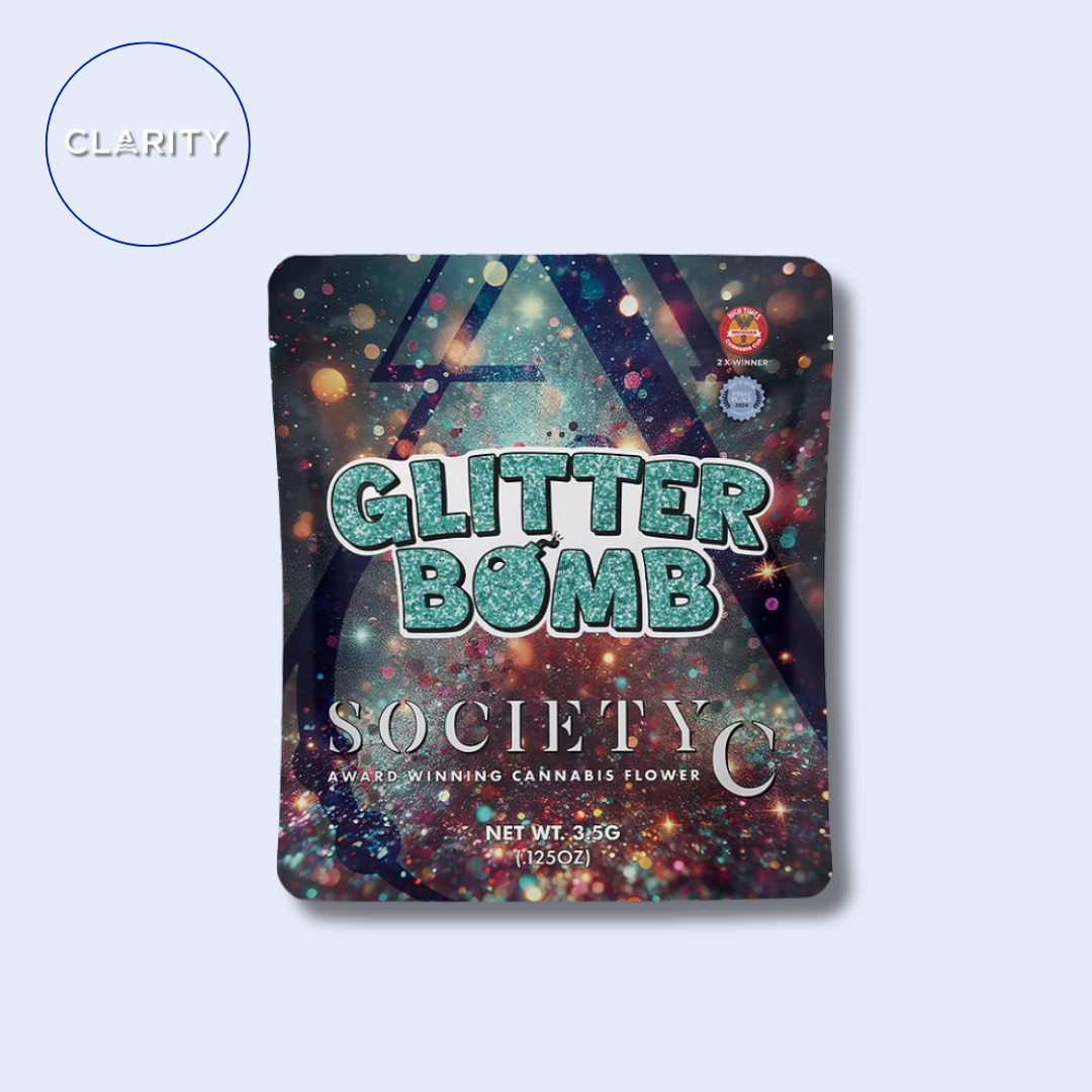 Photograph of product: Society C Prepackaged Flower | Glitter Bomb - 3.5g