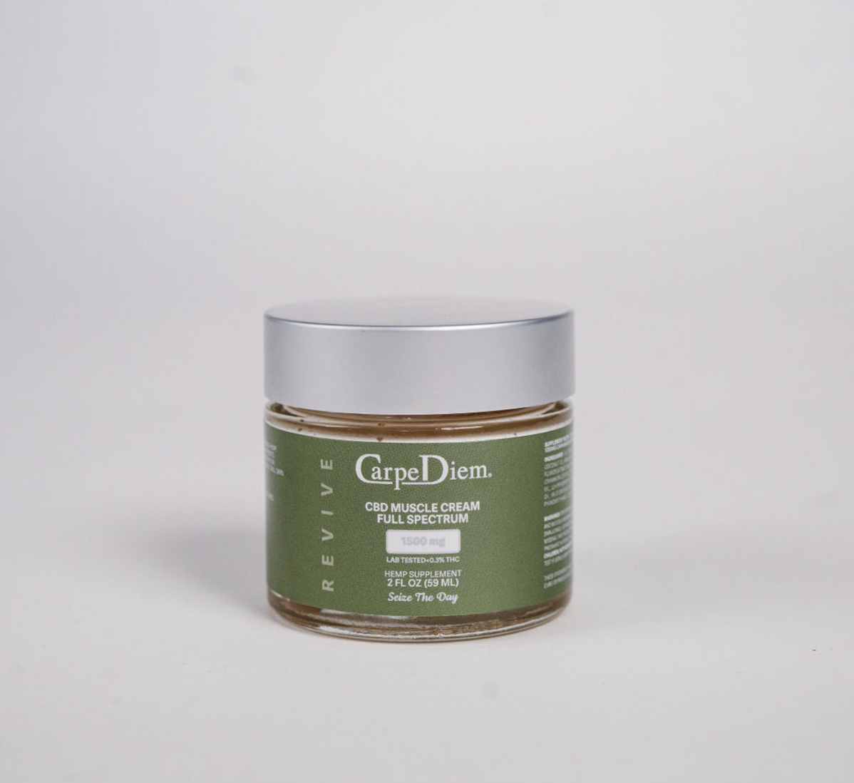 Photograph of product: Carpe Diem Full Spectrum CBD Cream - 2oz / 1500mg - REVIVE
