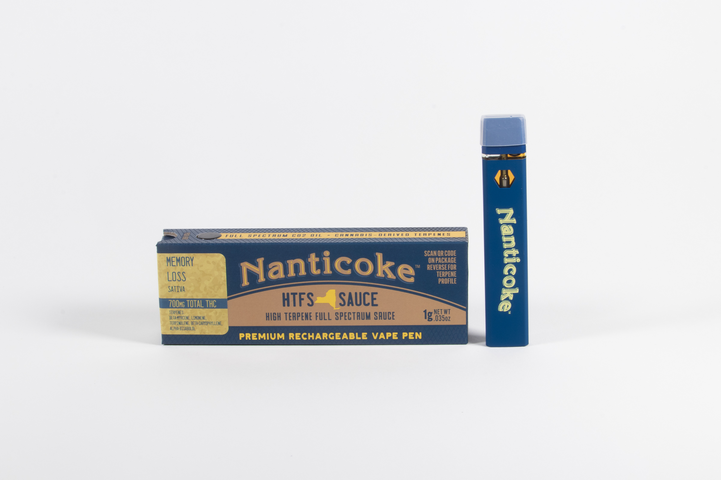 Photograph of product: Nanticoke | Memory Loss | 1G Disposable Vape