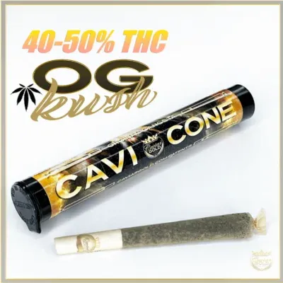 Photograph of product: Original Gangsta Kush Cone 1.5g 50.30% 6246