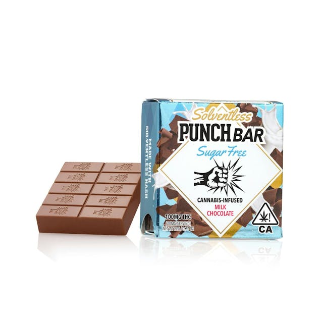 Photograph of product: Milk Chocolate Sugar Free | 100mg PunchBar