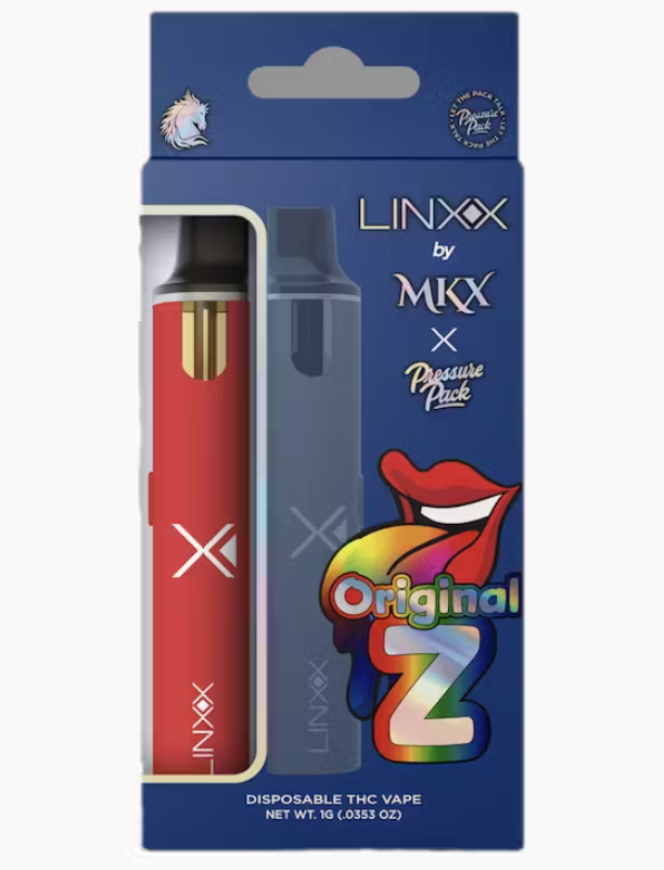 Photograph of Product: MKX Linxx - Disposable 1g - x Pressure Pack - Original Z