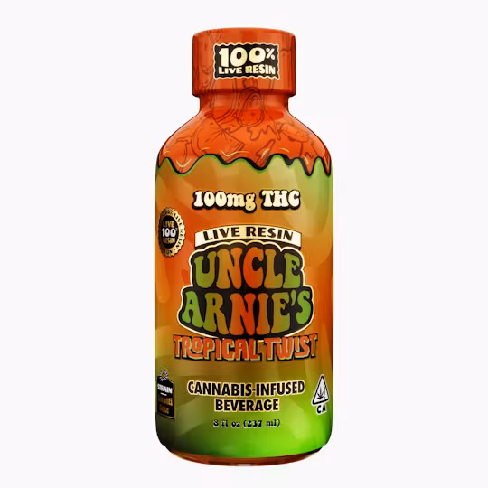Photograph of product: TROPICAL TWIST LIVE ROSIN BEVERAGE | 100MG