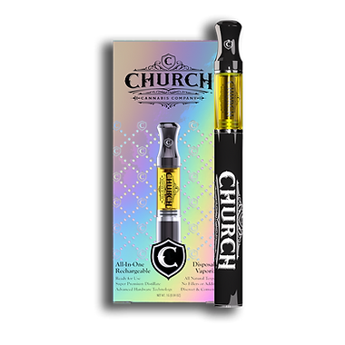 Photograph of product: Church | Blueberry Banana Bread | 1G Disposable Vape