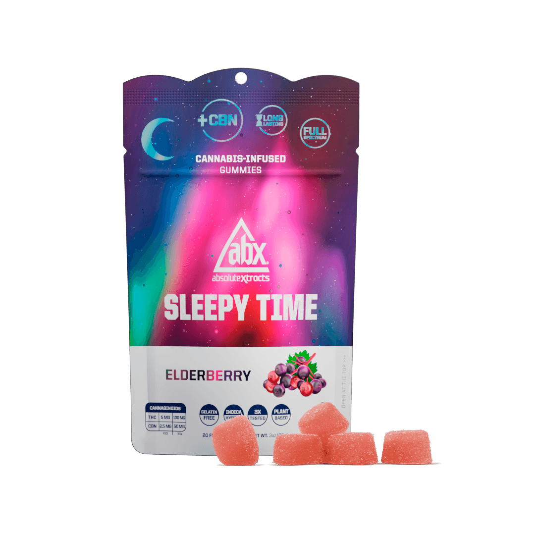 Photograph of Product: ABX - SLEEPYTIME GUMMIES - 2:1 THC/CBN ELDERBERRY