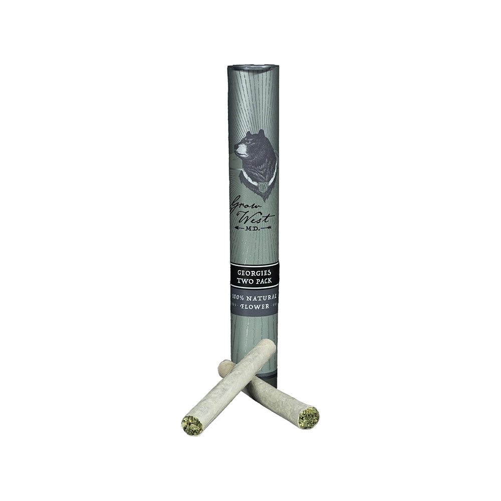 Photograph of product: Silver Cloudz Georgies Pre-Roll 2-pack | 1g
