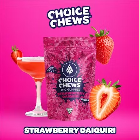 Photograph of product: Strawberry Daiquiri Chews | 100mg | 20ct (I)