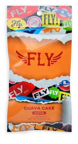 Photograph of product: FLY - Guava Cake - 1g Vape Cart