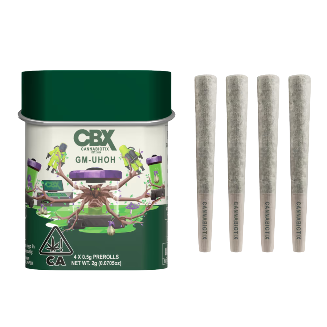 Photograph of product: GM-UHOH 4PK PREROLLS