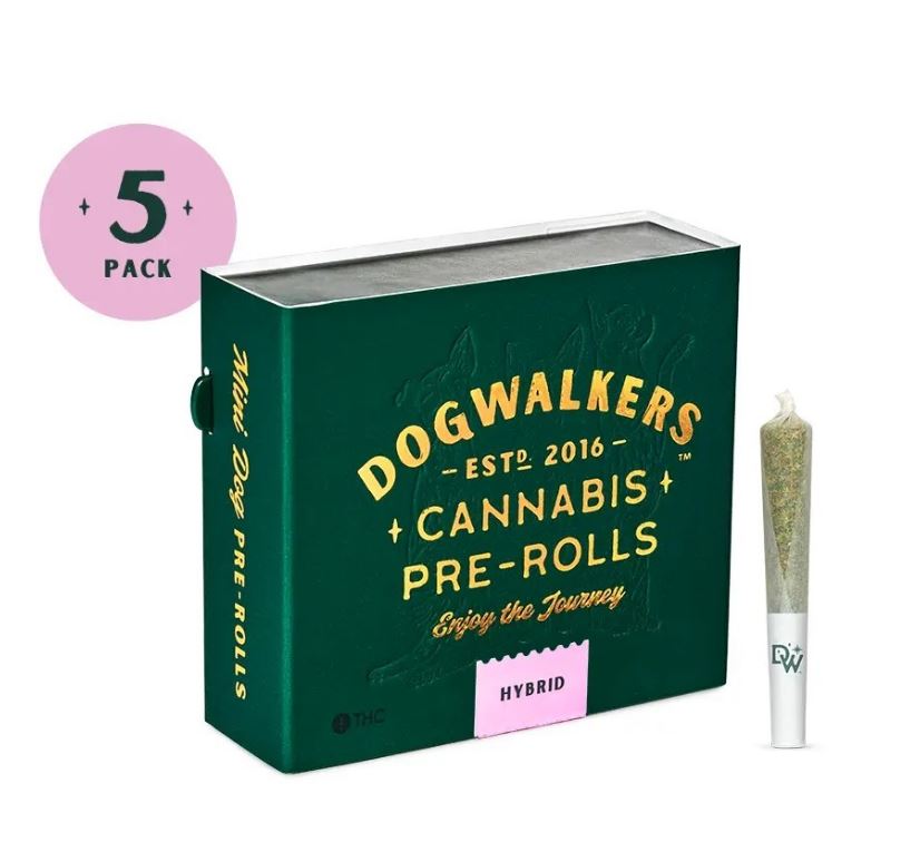 Photograph of Product: B Scout Pre Roll Mini Dogwalkers 5 Pack T23.83 (1-00698)