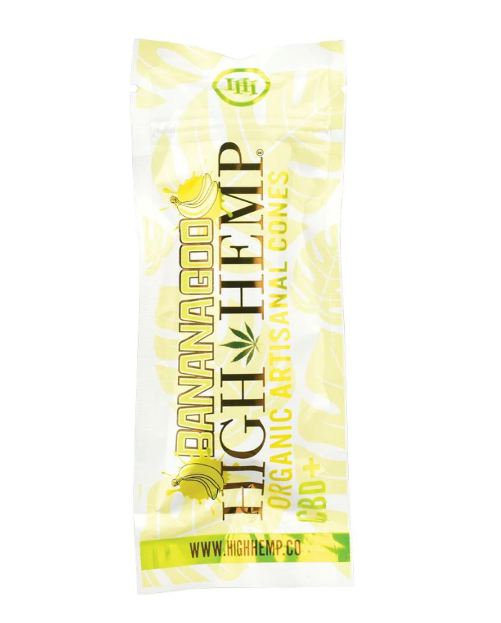 Photograph of product: High Hemp Wraps - Banana Goo - 2ct