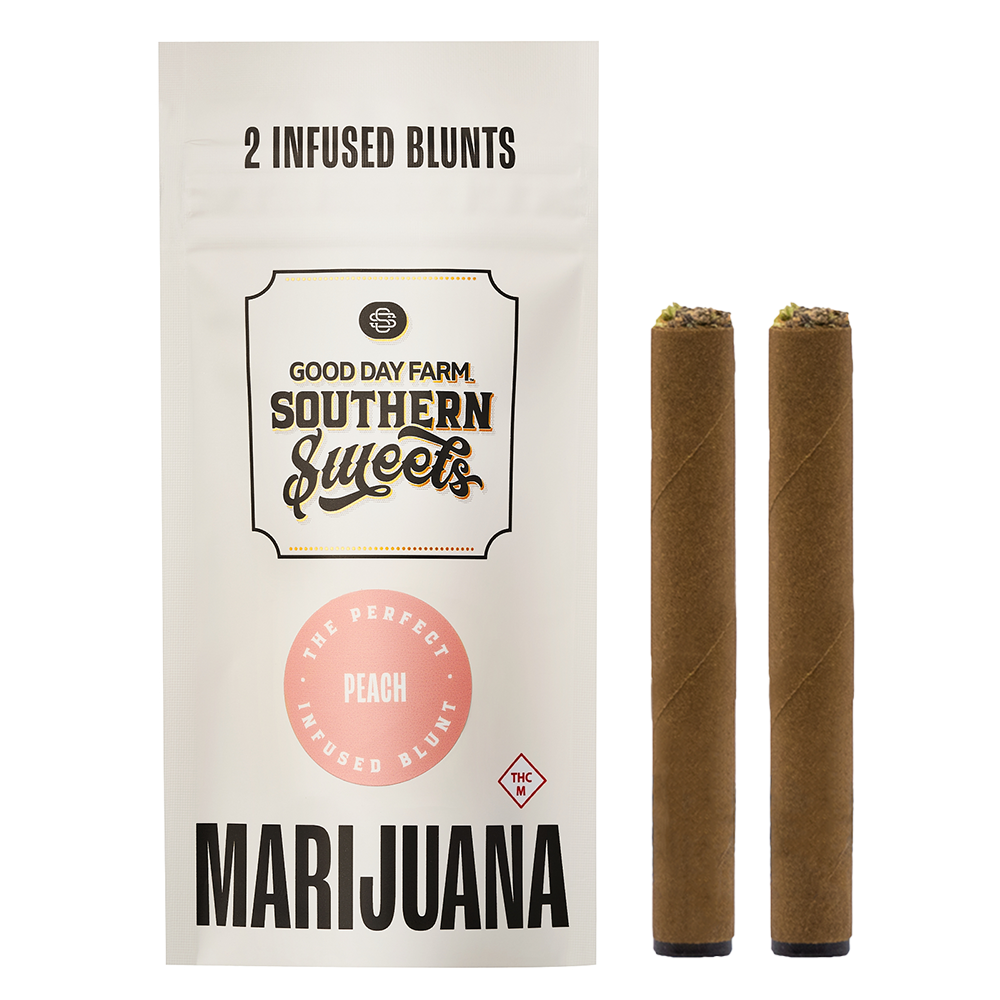 Photograph of Product: Payton's Pie + Peach Infused Southern Sweets Blunt 2pk (1g)