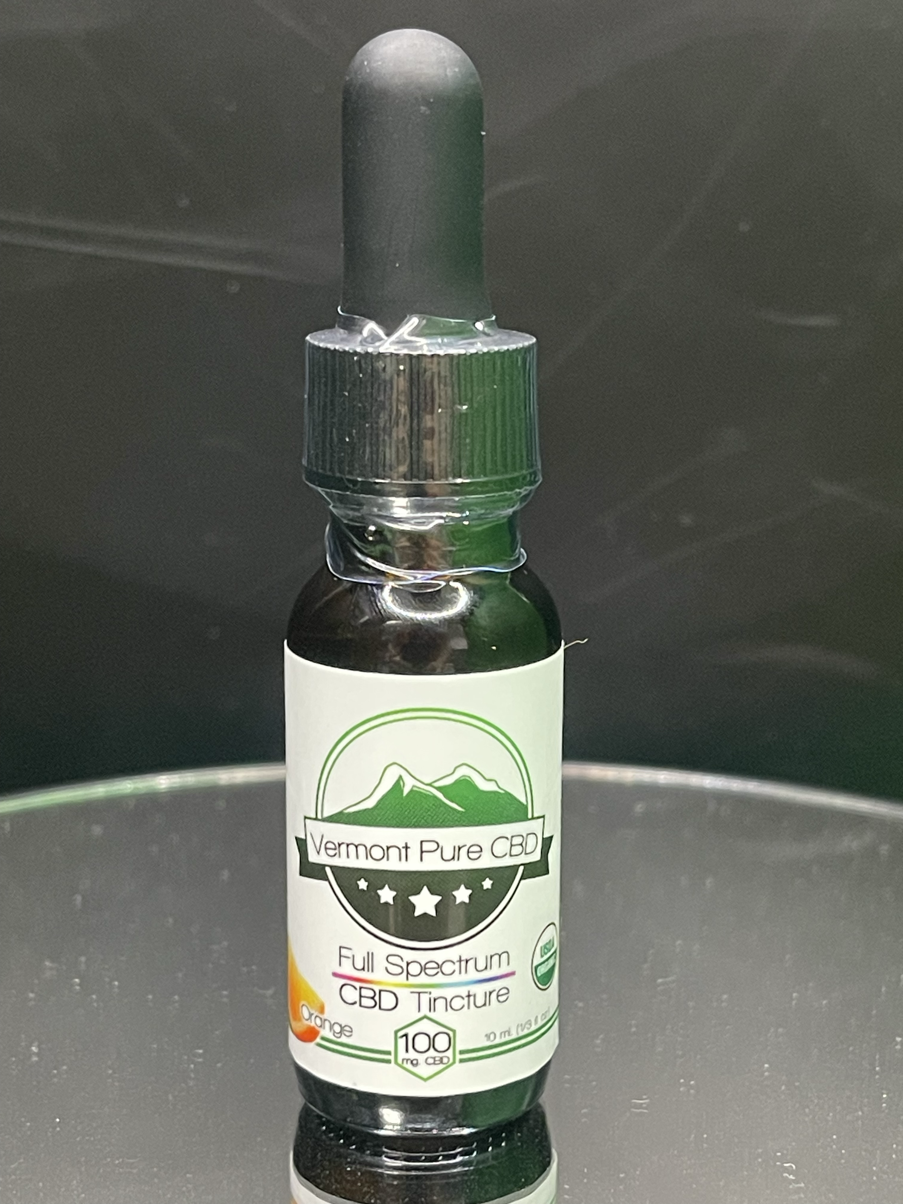 Photograph of product: CBD Tincture 1/3oz-Orange-100mg