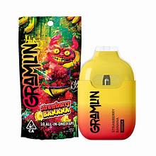 Photograph of product: Gramlin - Strawberry Banana 1g All-in-One