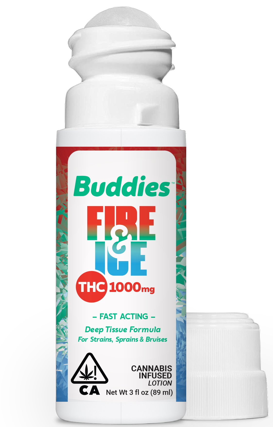 Photograph of product: Buddies | Fire & Ice Thc Rich 3oz   1000 Mg