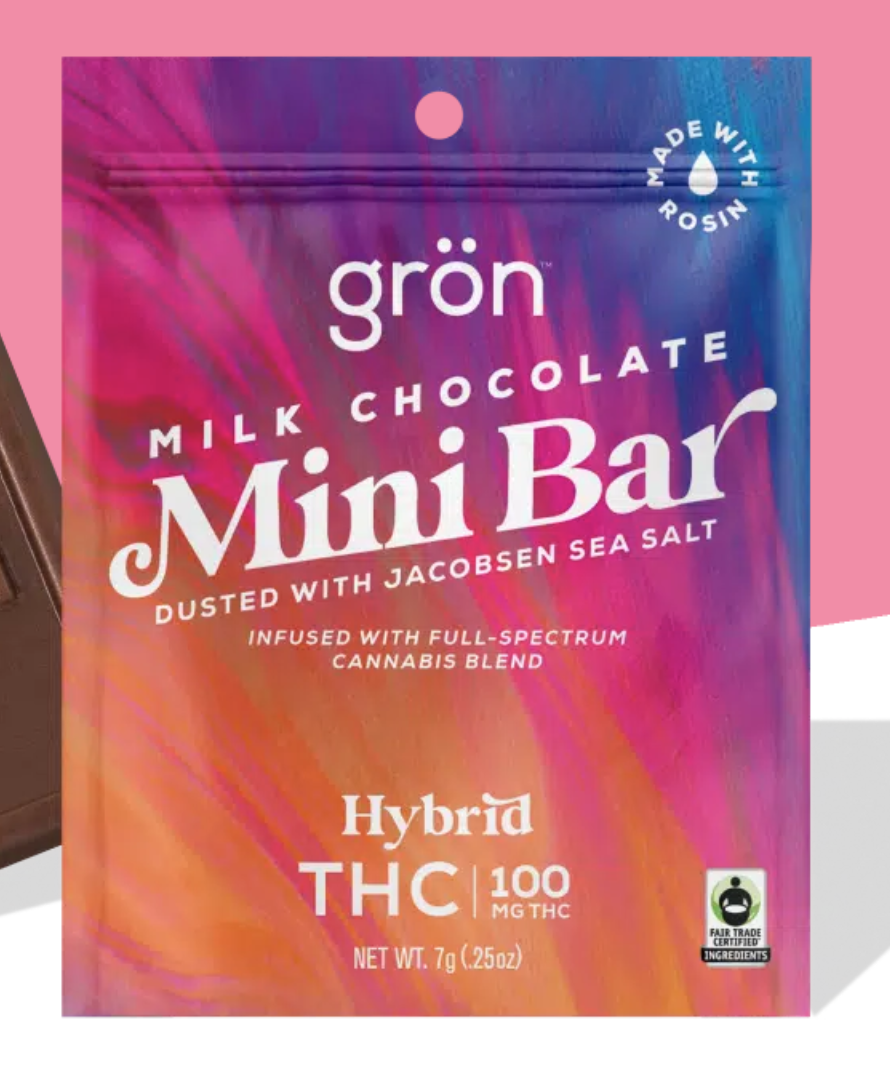 Photograph of product: Grn | Mini Bar | Milk Chocolate Hybrid