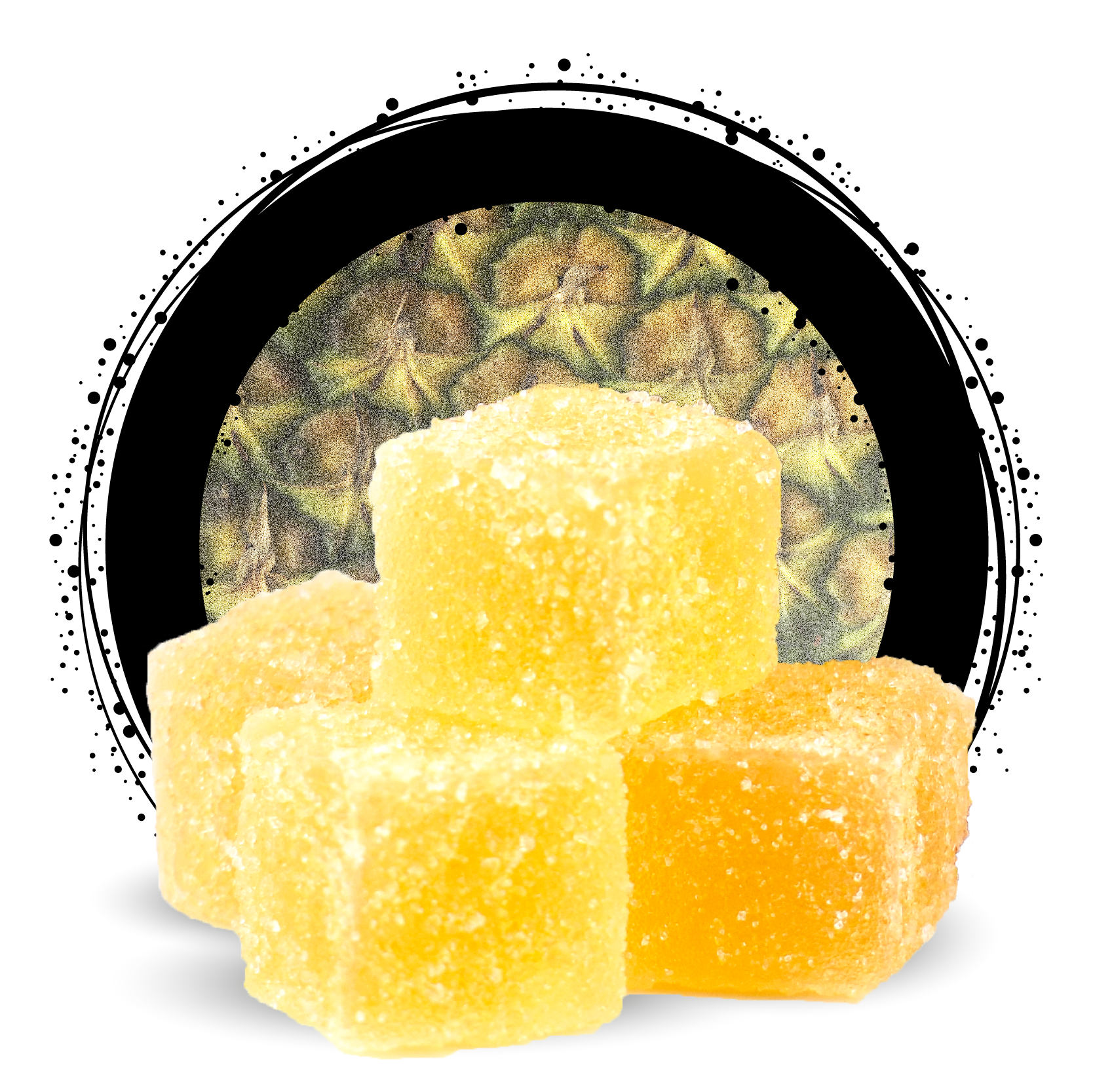 Photograph of product: Pineapple Soft Chews