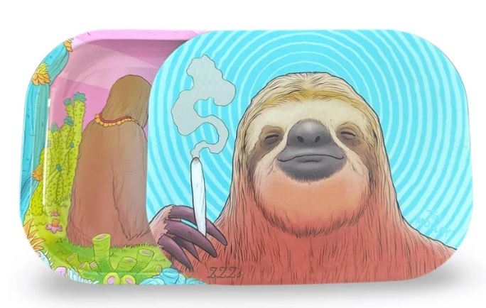 Photograph of product: Stoner Sloth | Rolling Tray + Magnetic Cover