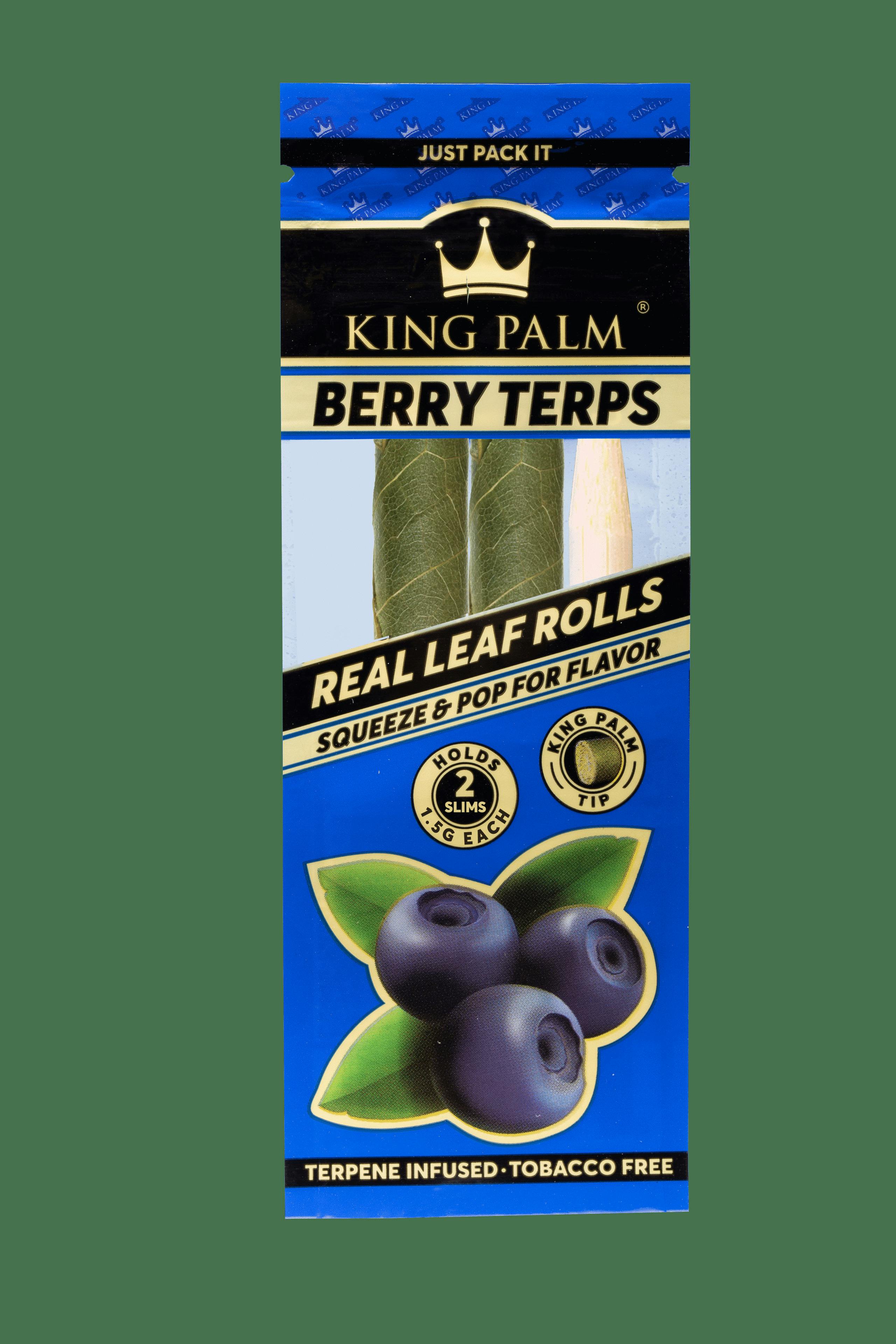 Photograph of product: King Palm | Papers | Mini Berry Terp Rolls (2pk)