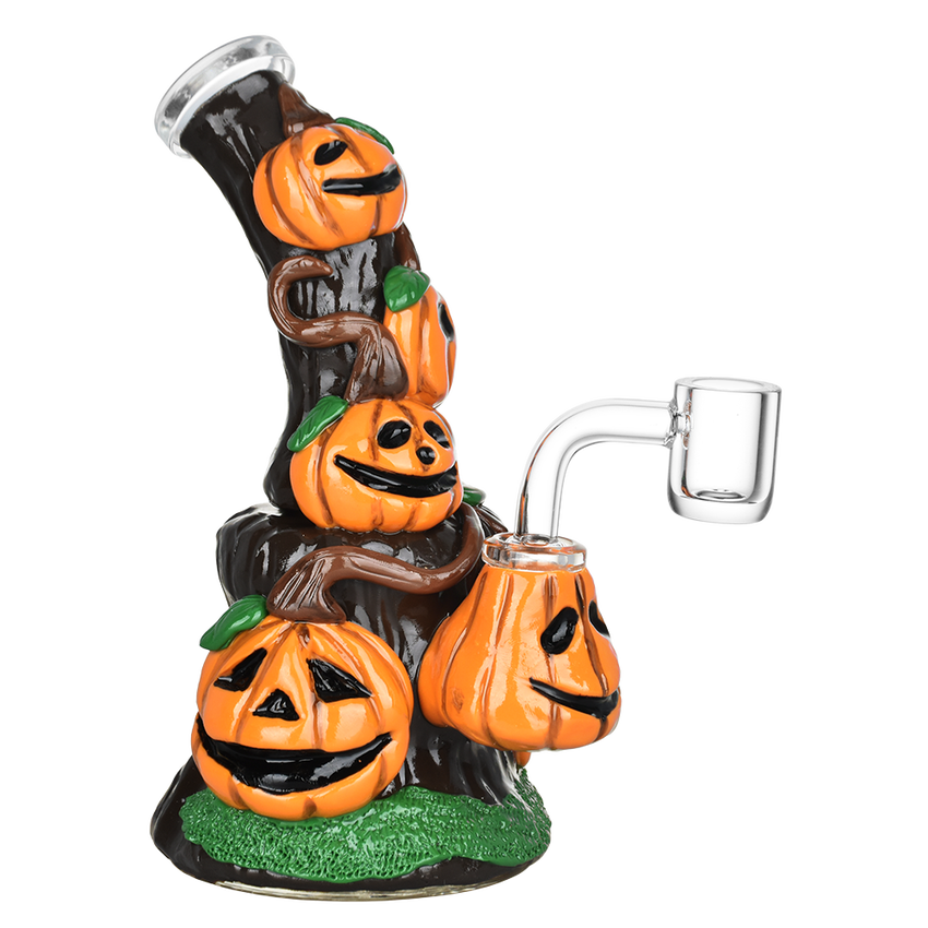Photograph of product: Piled Up Pumpkin Patch 3D Painted Dab Rig | 7" | 14mm F
