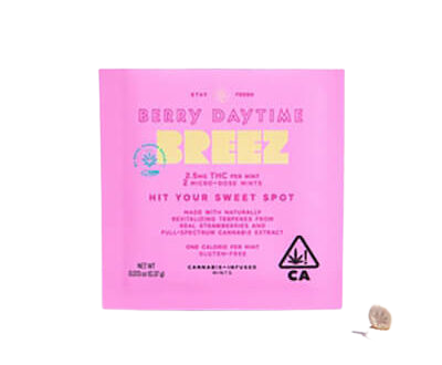 Photograph of product: *Candy Jar* BREEZ | Berry Daytime Single 2 Count | 10mg