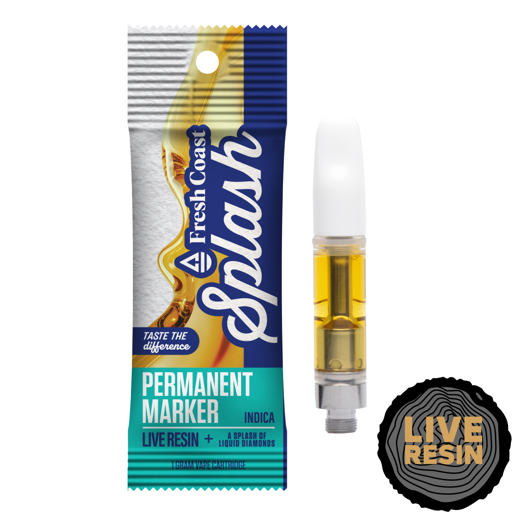 Photograph of product: Splash Permanent Marker 1g Live Resin 510