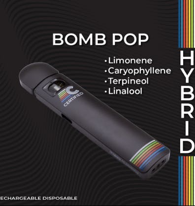 Photograph of product: Bomb Pop Disposable - 