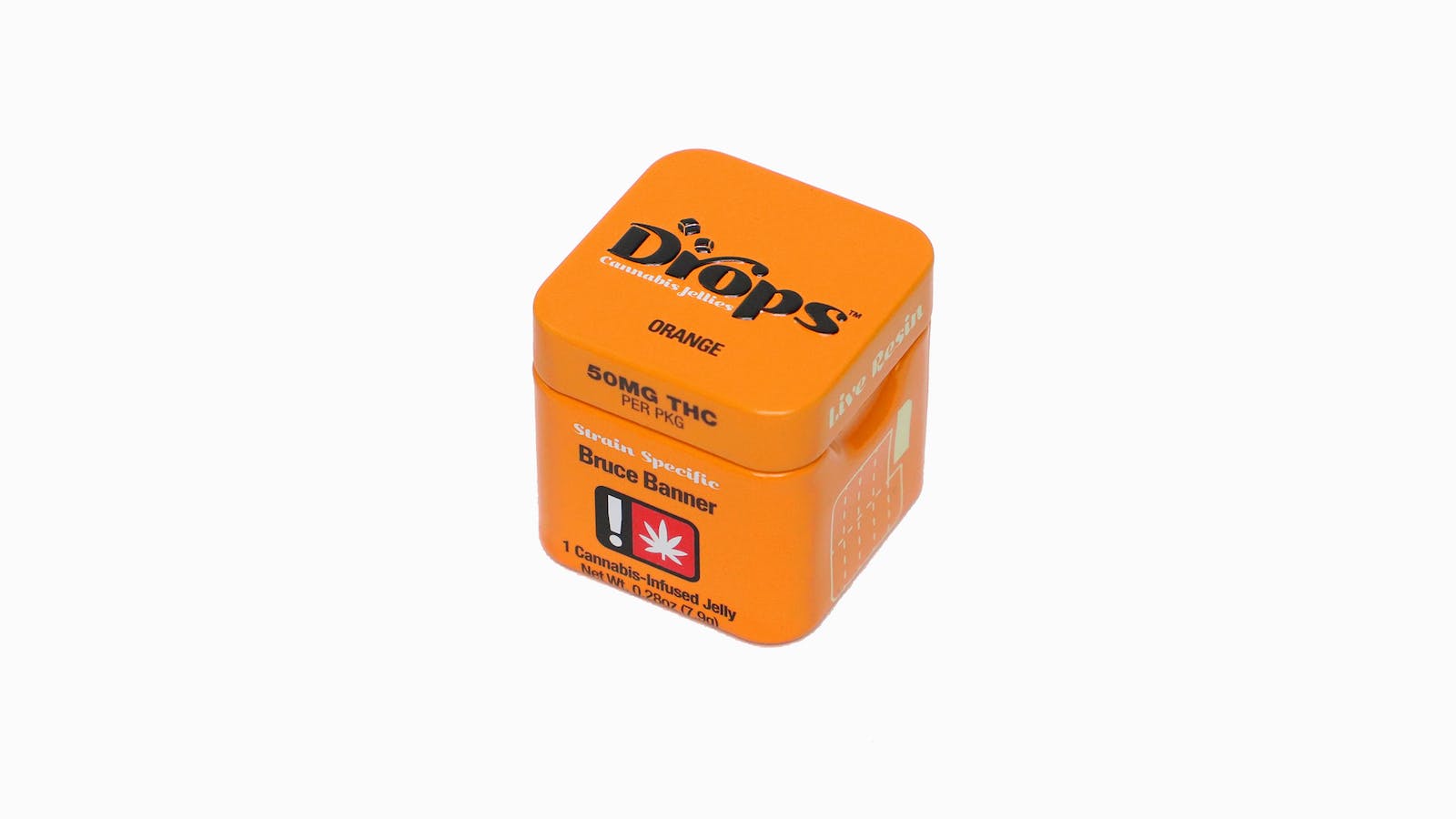 Photograph of product: Drops Singles Orange Jellies (50mg x 2ct) 100mg