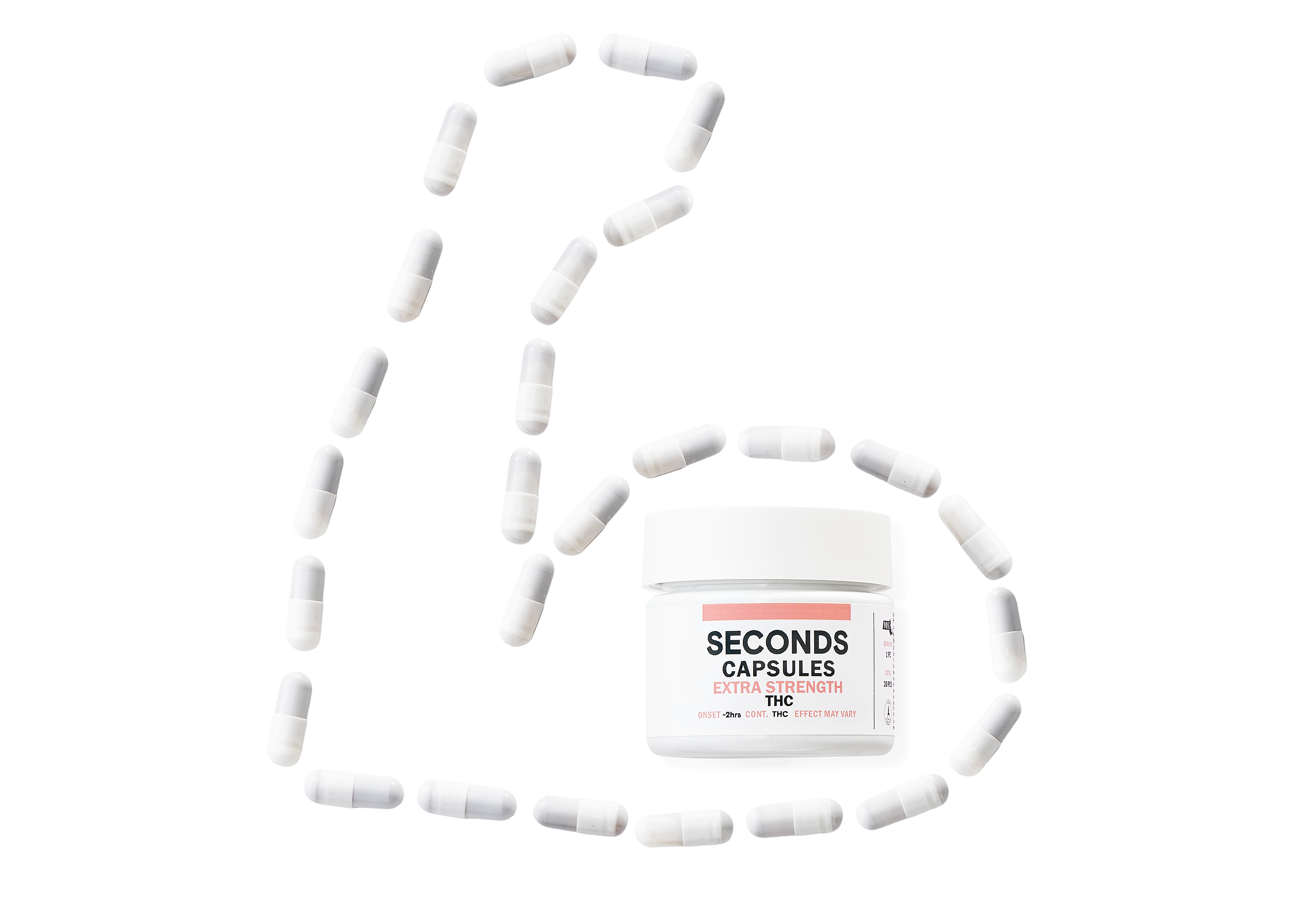 Photograph of product: Seconds Capsules I Extra Strength | TH-oui | 20 Pack (800mg)