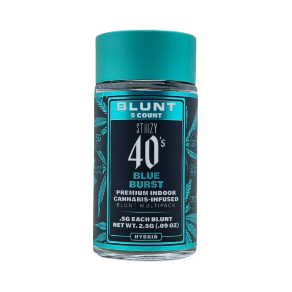 Photograph of product: BLUE BURST 40'S 5-PACK 2.5G (MINI BLUNTS)
