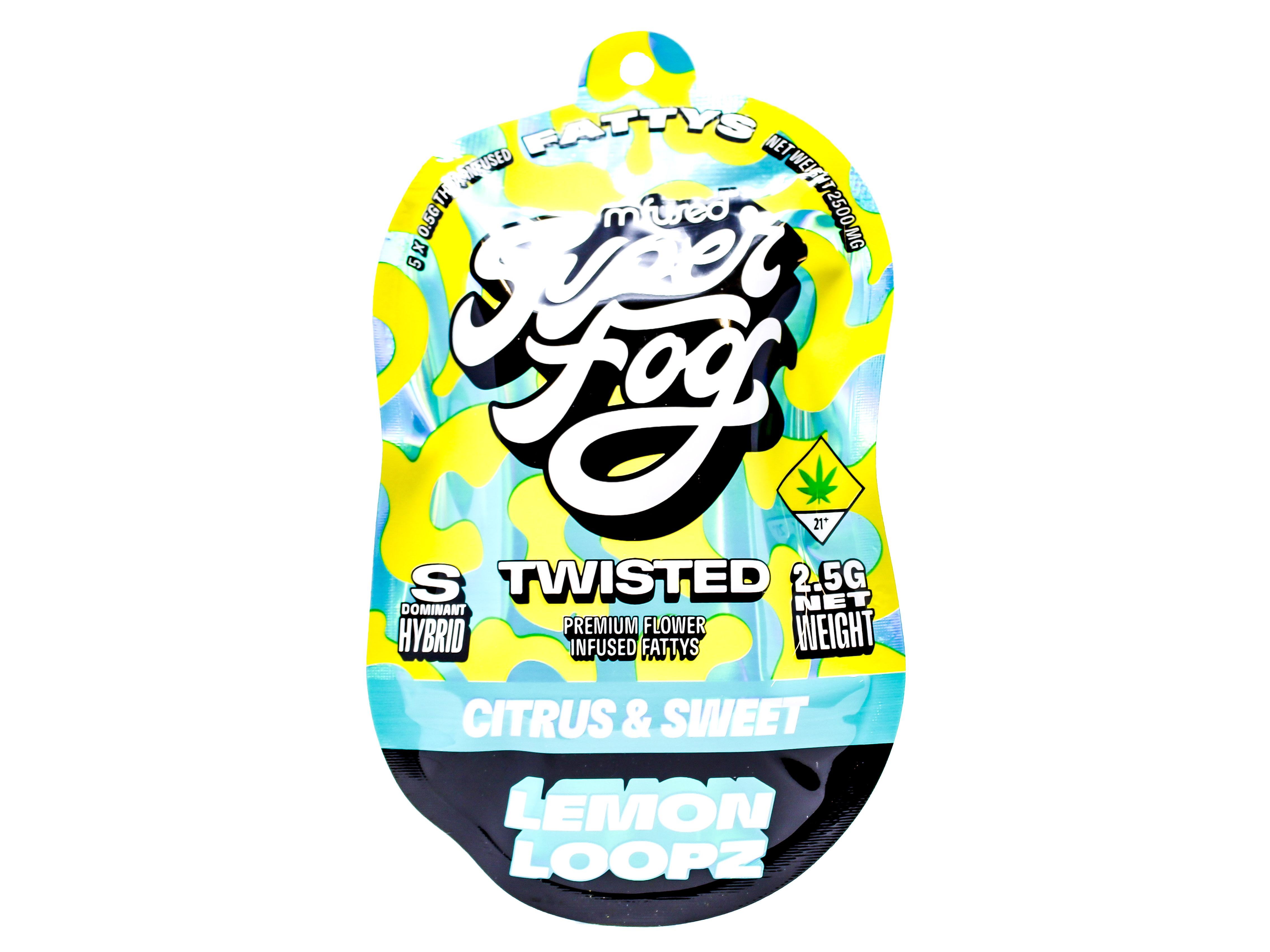 Photograph of product: MFD Lemon Loopz Infused Preroll 5pk 47308