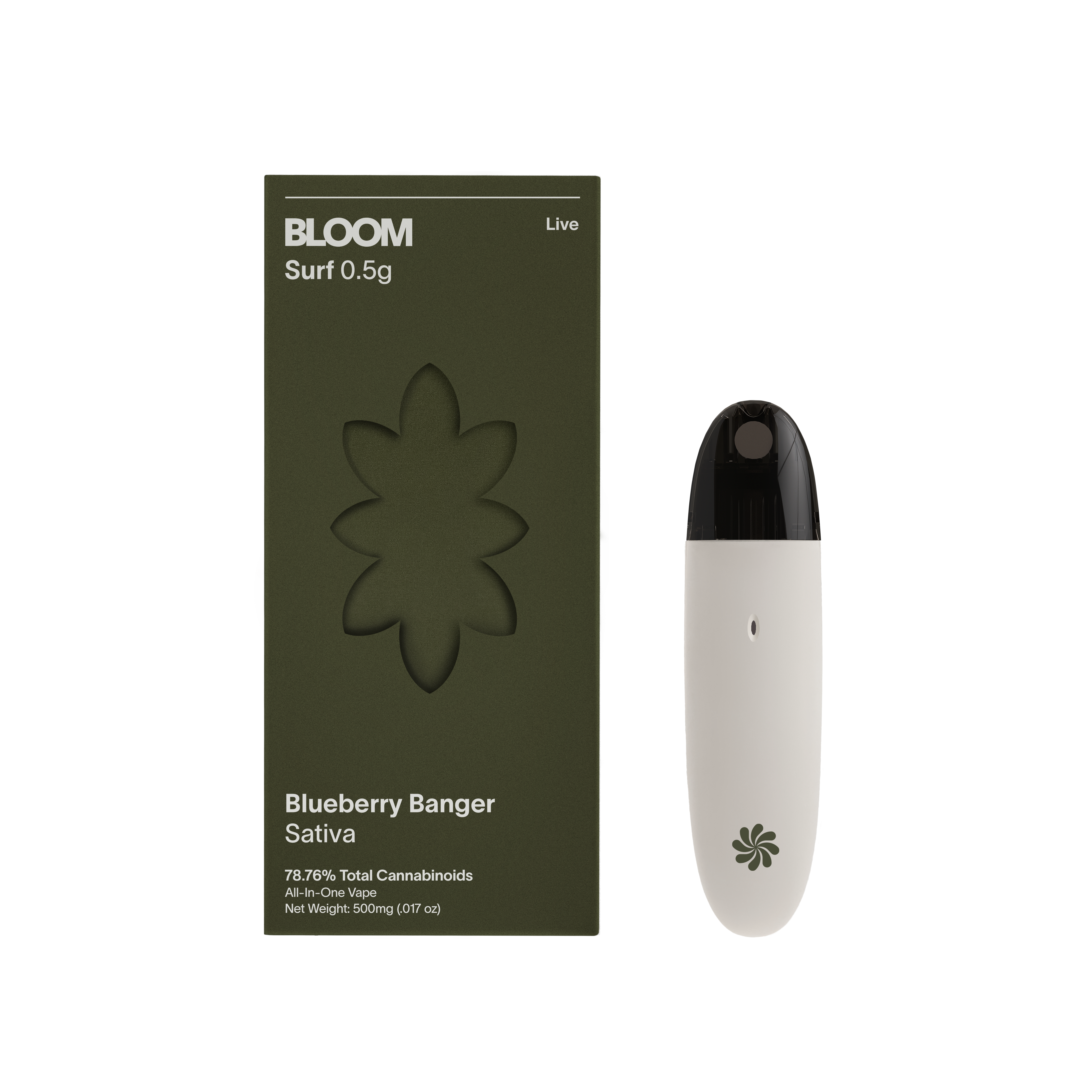 Photograph of product: Bloom Blueberry Banger Rosin Disposable 0.5g