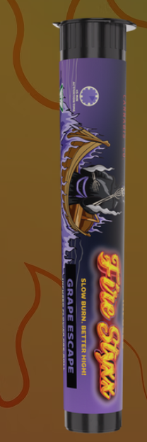 Photograph of Product: SIMPLER DAZE | ICC | Infused Preroll | Grape Escape Fire Styxx