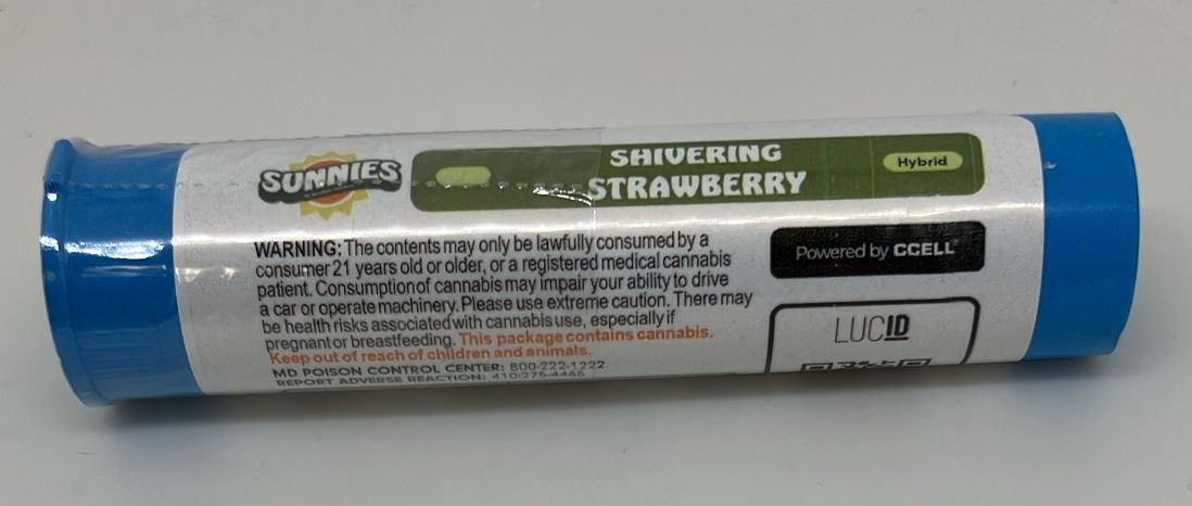 Photograph of product: Sunnies Shivering Strawberry Cart 1g