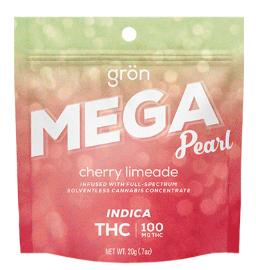 Photograph of product: Mega Pearl - Oui'd - TH-oui:100mg - Single - Cherry Limeade